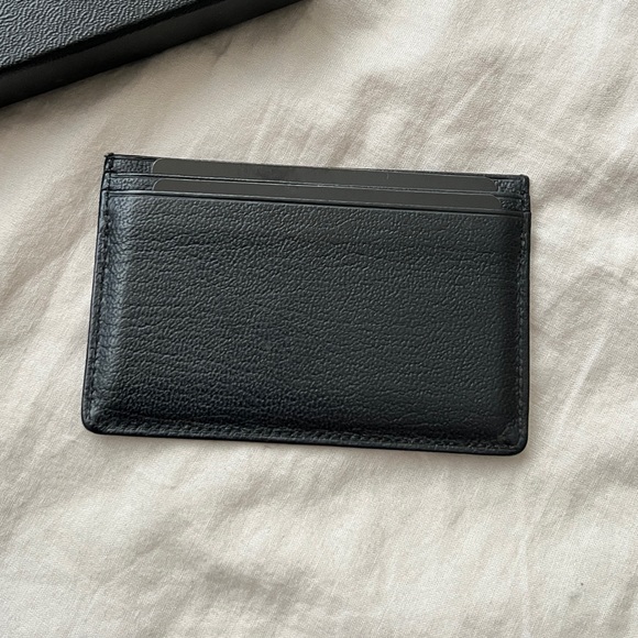 Auth Chanel Black Vintage Classic CC Logo Flat Card Holder - Good condition - Picture 2 of 10